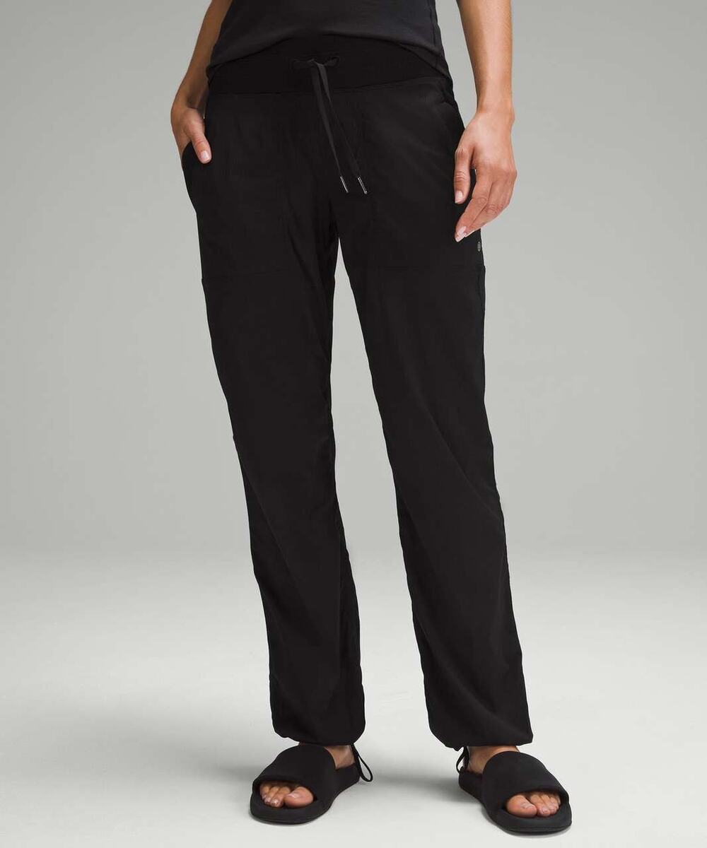 Lululemon Dance Studio Mid-Rise Pants 26" Size 6 Black Sporty Athleisure Workout